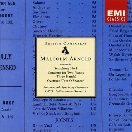 Symphony No.1 & Other Orchestral - CD Audio di Malcolm Arnold