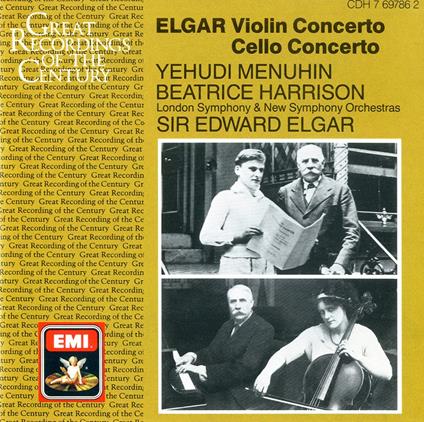 Violin Concerto And Cello Concerto - CD Audio di Edward Elgar