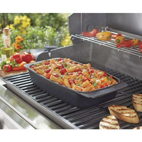 Weber Casseruola In Ceramica 42,1 x 22,6 Cm Per Barbecue Accessori Bbq