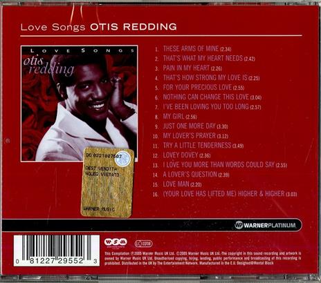 Love Songs - CD Audio di Otis Redding - 2