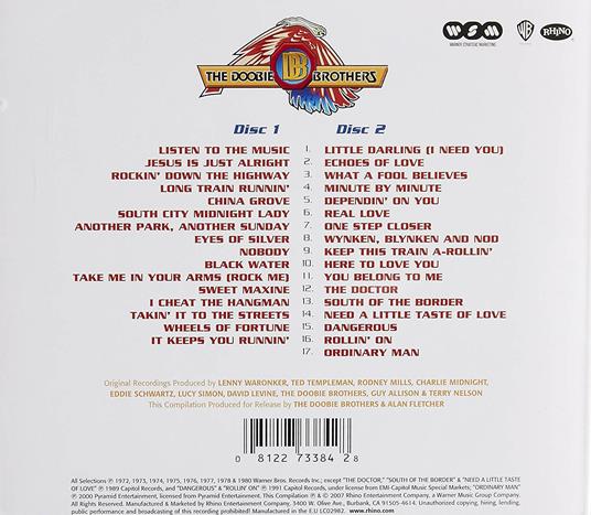 Doobie Brothers. Definitive Collection - CD Audio di Doobie Brothers - 2