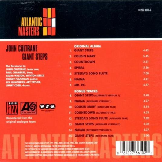 Giant Steps - CD Audio di John Coltrane - 2