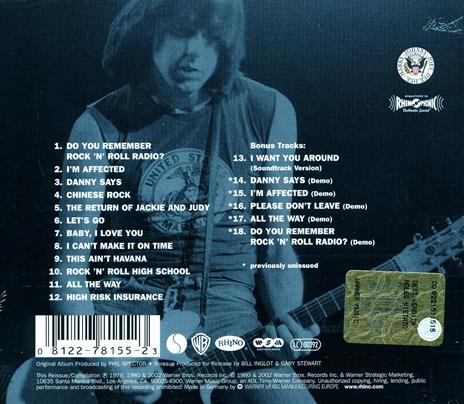 End of the Century (Remastered) - CD Audio di Ramones - 2
