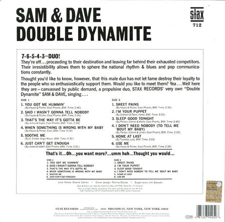 Double Dynamite - Vinile LP di Sam & Dave - 2