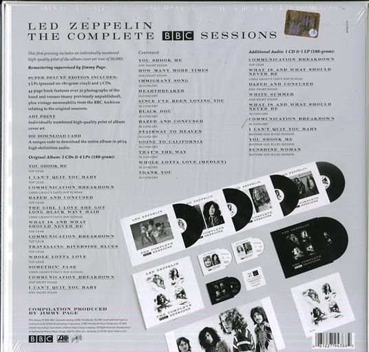 The Complete BBC Sessions (Super Deluxe Box Set) - Vinile LP + CD Audio di Led Zeppelin - 2