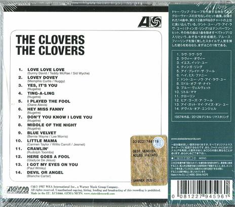 The Clovers - CD Audio di Clovers - 2