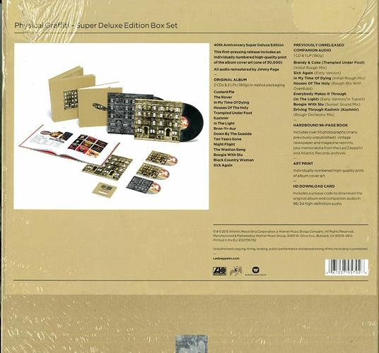 Physical Graffiti (Box Super Deluxe Edition) - Led Zeppelin - Vinile | IBS