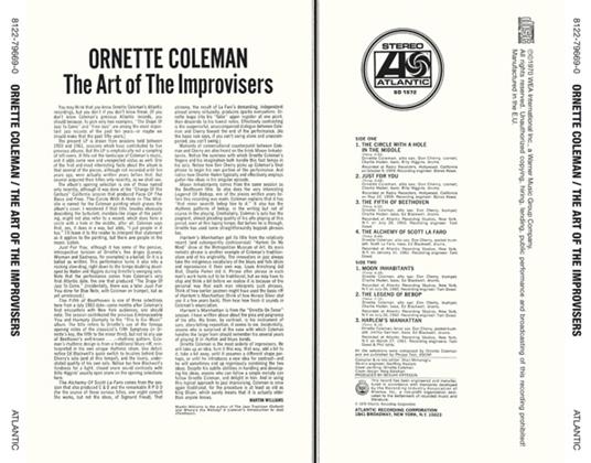 The Art of the Improvisers (Japan 24 Bit) - CD Audio di Ornette Coleman - 2