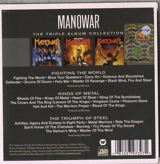 The Triple Album Collection - CD Audio di Manowar - 2
