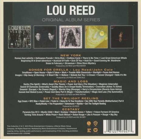 Original Album Series - CD Audio di Lou Reed - 2