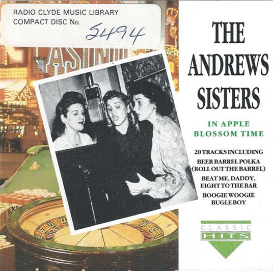 In Apple Blossom Time - CD Audio di Andrews Sisters