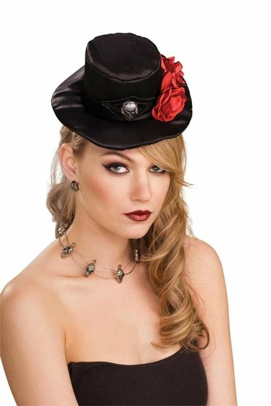 Rubies: Cappello Mini Gotico Nero Con Rose Rosse - Rubie's - Idee regalo |  IBS