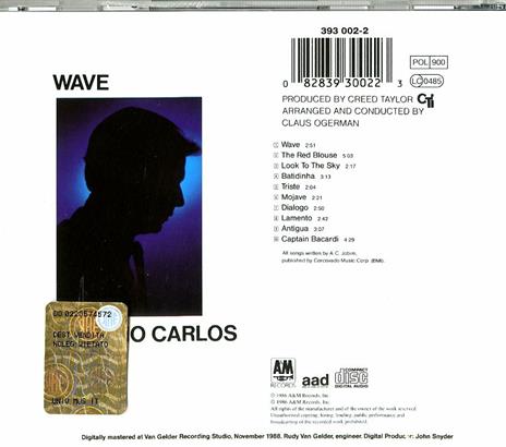 Wave - CD Audio di Antonio Carlos Jobim - 2