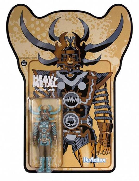 Funko Super 7 Reaction Heavy Metal Lord Of Light Metallic Vintage Retro Figure - 3