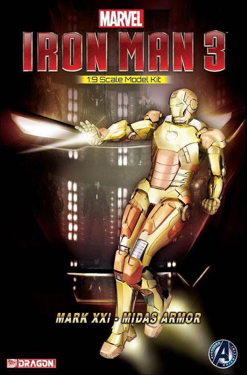 Model Kit. Iron Man 3. Mark XXI Midas Armor Electroplating version (DR38331) - 2