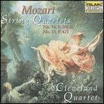 Mozart: Quartetti Per Archi N.14,N.15 - CD Audio di Wolfgang Amadeus Mozart,Cleveland Quartet