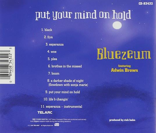 Put Your Mind On Hold - CD Audio di Bluezeum - 2