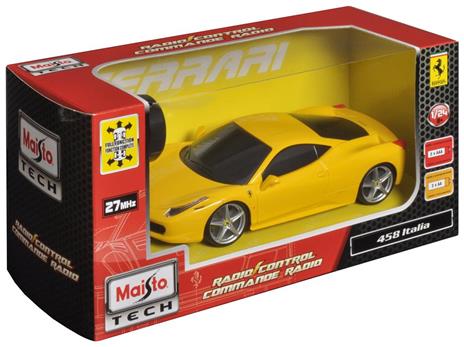 Maisto. Tech. Street Series. Ferrari 458 Italia con Radiocomando 1.24 - 2