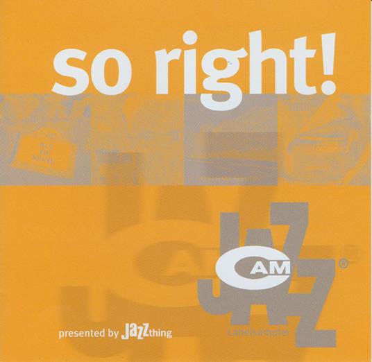 So Right. Best of Camjazz - CD Audio