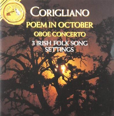 Poem In October / Oboe Concerto / 3 Irish Folk Song Settings - CD Audio di John Corigliano