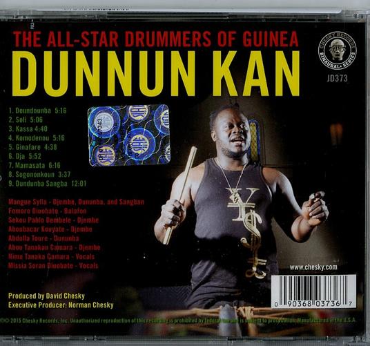 Dunnun Kan - CD Audio di All-Star Drummers of Guinea,Sylla Mangue - 2