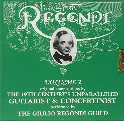 Great Regondi Vol. 2 - CD Audio di Giulio Regondi