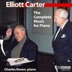 Complete Music for pi - CD Audio di Elliott Carter