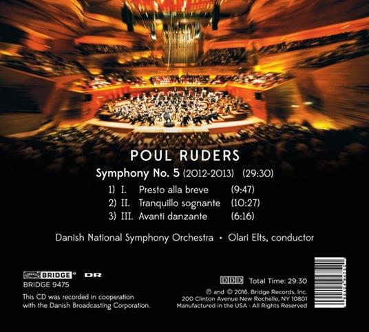 Sinfonia n.5 - CD Audio di Poul Ruders - 2