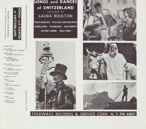 Songs & Dances of Switzerland - CD Audio