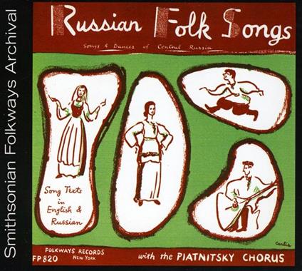 Piatnitsky Chorus & Orchestra - Russian Folk Songs - CD Audio