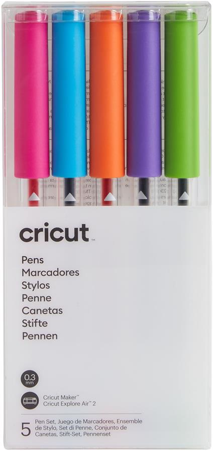Cricut 2007645 Set di penne Colore menta, Trasparente 5 pz