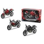 Newray 44023. Ducati Monster 1100 Scala 1:12 Die Cast Rosso