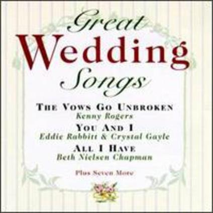 Great Wedding Songs - CD Audio