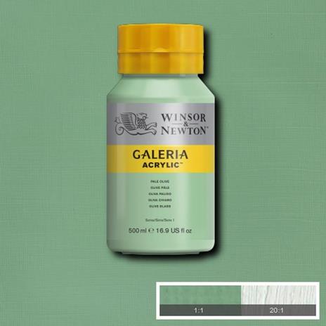 Acrilico Winsor & Newton Galeria 500ml -verde Oliva Chiaro