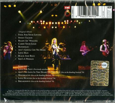 Ready an' Willing (Remastered) - CD Audio di Whitesnake - 2