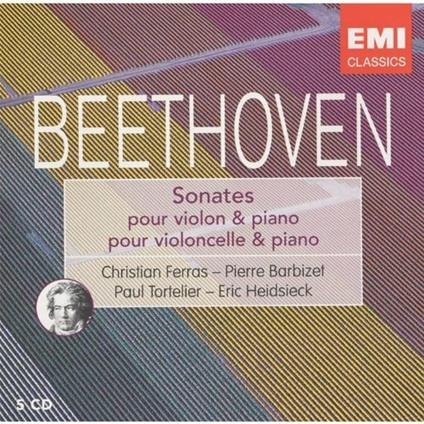 Sonates Pour Violon & Piano (5 Cd) - CD Audio di Ludwig van Beethoven