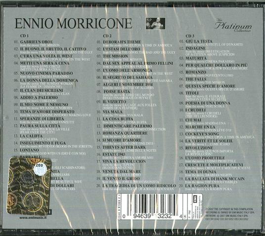 Platinum Collection (Colonna sonora) - Ennio Morricone - CD