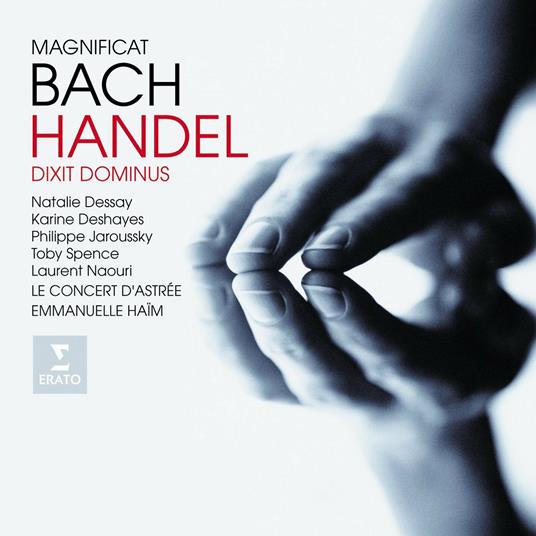 Magnificat / Dixit Dominus - CD Audio di Johann Sebastian Bach,Georg Friedrich Händel,Natalie Dessay,Philippe Jaroussky,Emmanuelle Haim,Le Concert d'Astrée