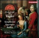 Sinfonie - Overtures - Balletti - CD Audio di Matthias Bamert,London Mozart Players,Georg Joseph Vogler