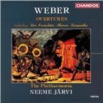 Overtures - CD Audio di Carl Maria Von Weber,Neeme Järvi,Philharmonia Orchestra