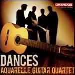 Dances. Danze per quartetto di chitarre - CD Audio di Aquarelle Guitar Quartet