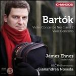 Concerti per violino n.1, n.2 - CD Audio di Bela Bartok,James Ehnes,BBC Philharmonic Orchestra,Gianandrea Noseda