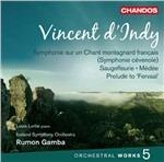Musica orchestrale vol.5 - CD Audio di Vincent D'Indy