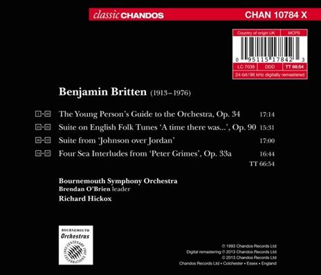 Guida Del Giovane All'orchestra - CD Audio di Benjamin Britten - 2