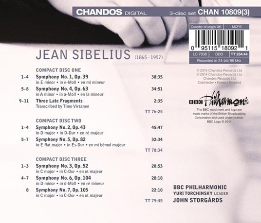 Complete Symphonies - CD Audio di Jean Sibelius - 2