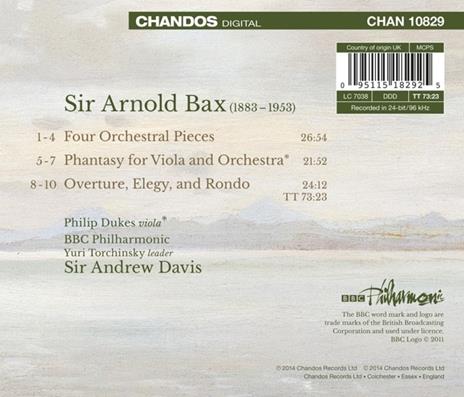 Opere orchestrali - CD Audio di Arnold Trevor Bax - 2