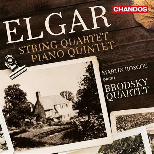 String Quartet - Piano Quintet - CD Audio di Edward Elgar,Martin Roscoe