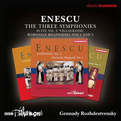 Three Symphonies - CD Audio di George Enescu