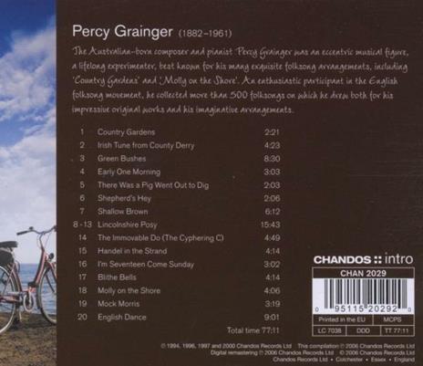 An Introduction to Grainger - CD Audio di Percy Grainger - 2