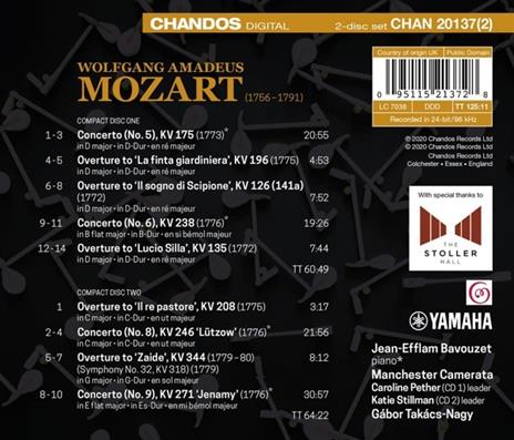 Piano Concertos 5 - CD Audio di Wolfgang Amadeus Mozart - 2